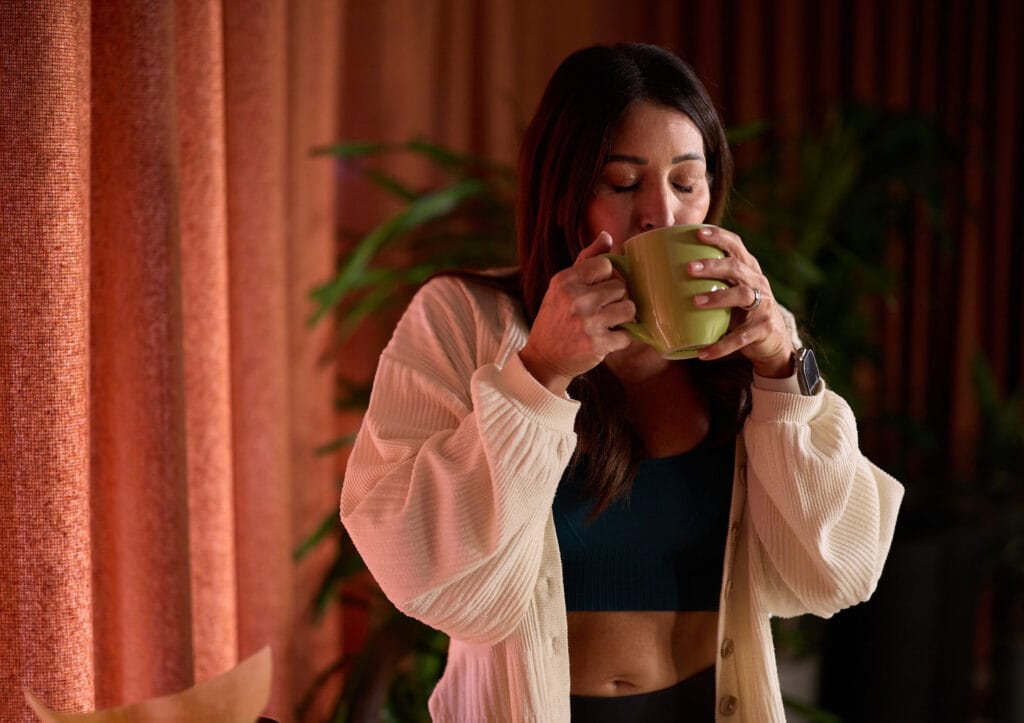 dia_cafe_kelly_snailum_sipping_dia_coffee
